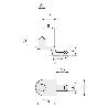 SOPORTE ESTANTE PINXO PARA MADERA PIV.D5 NIQUEL