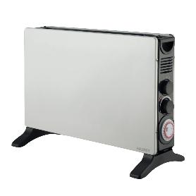 TERMOCONVECTOR SUELO / TIMER 1250 / 2000 WATT.TURBO, PROTECCIÓN TÉRMICA, TEMPORIZADOR24H.