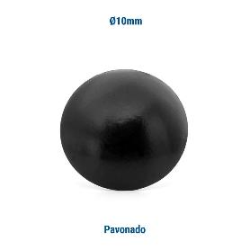 TACHUELA LISA HIERRO Ø10 ACABADO PAVONADO (CAJA 1000)