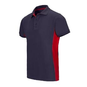 POLO PIQUE BICOLOR DOLVI MANGA CORTA VARIOS COLORES TALLA S-XXL TALLA M ROPA BICOLOR MARINO ROJO