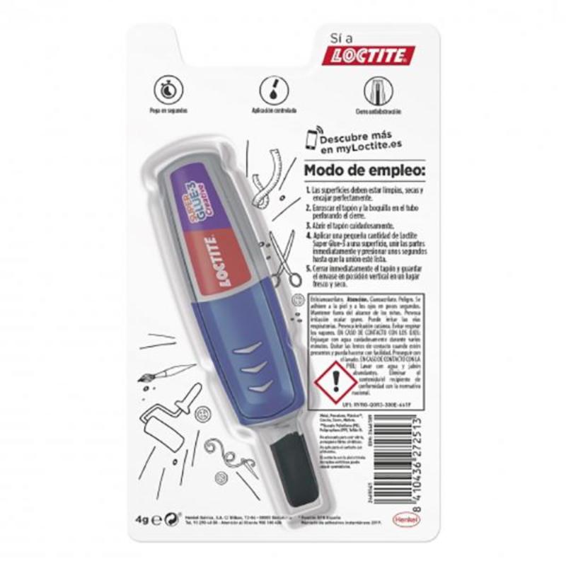 Loctite Super Glue-3 pegamento instantaneo bote de 3gr