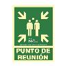 SEÑAL PUNTO DE REUNION PVC 0,7MM CLASE B 450X600MM