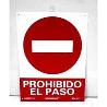 SEÑAL PROHIBIDO EL PASO PVC 0,7MM 300*400 RD41017