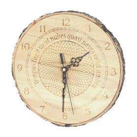 RELOJ MADERA REDONDO TEMPUS 25 CM