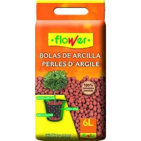 BOLAS ARCILLA ROJA 6L 90205 FLOWER