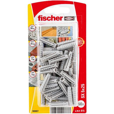 BLISTER 50 TACO SX 5*25 K 90887 FISCHER