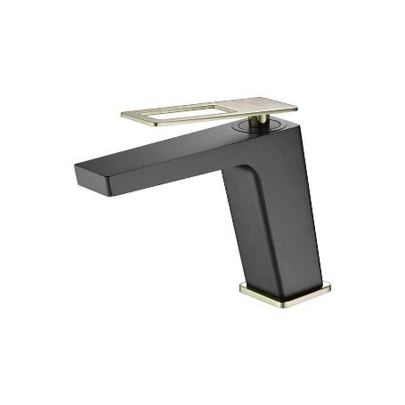 MONOMANDO LAVABO SUECIA NEGRO ORO BDC032-1NGOLD