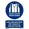 SEÑAL OBLIGATORIO CHALECO REFLECTANTE PVC RD20043