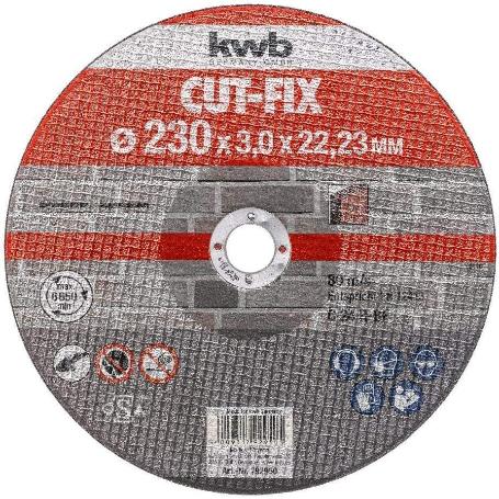 DISC CUT-FIX,RECTO PIEDRA 230X3X22MM 49792950