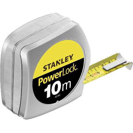 FLEXOMETRO POWERLOCK 10M×25MM 0-33-442 STANLEY