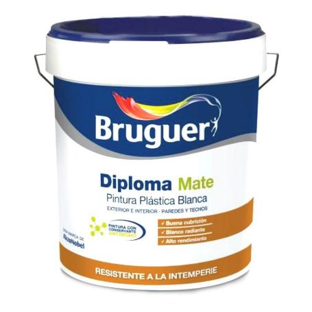 PINTURA DIPLOMA 12 LT. BLANCO BRUGUER