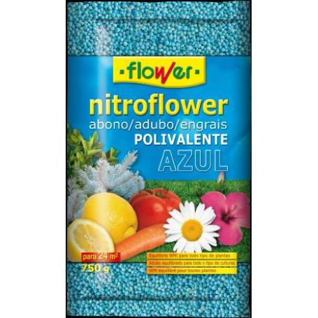 ABONO NITROFLOWER AZUL 0,75KG 10598 FLOWER