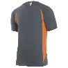 CAMISETA TECNICA 105501 GRIS/NARANJA T-XXL VELILLA