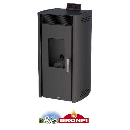 ESTUFA HYDRO PELLET NOA-H-NE NEGRA 16KW BRONPI