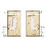 PLACAS LATERALES CAMA ABATIBLE VERTICAL JUEGO DE PLACAS CAMA VERTICAL - COMPLETO)