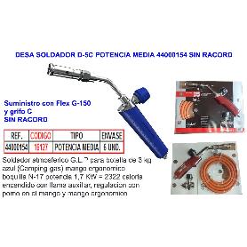 DESA SOLDADOR D-5C POTENCIA MEDIA 44000154 SIN RACORD