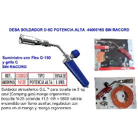 DESA SOLDADOR D-6C POTENCIA ALTA  44000165 SIN RACORD