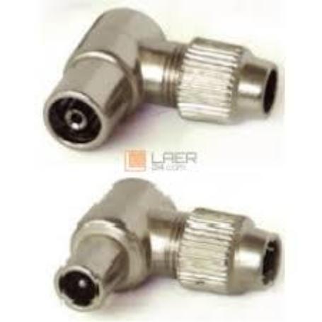 ANTENA CONECTOR ACODADO METALICO HEMBRA REF 70121