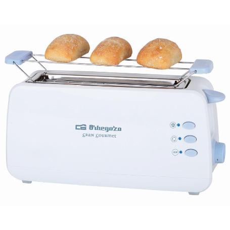 ORBEGOZO TOSTADOR TO 4012 BOCA ANCHA  850 W  BLANCO REF 15773