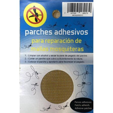 PARCHE MALLA MOSQUITERA F VIDRIO GRIS 9X14.5CM  REF MOSQG9X14.5