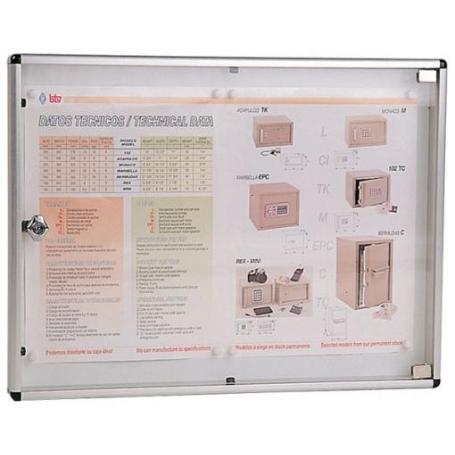 BTV TABLON ANUNCIOS H ALUMINIO NATURAL 46X35 REF 00132