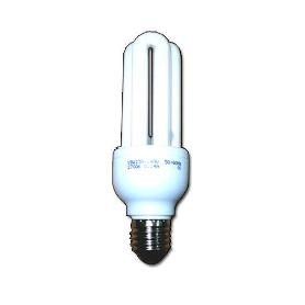 LUZ DLU LAMPARA ELECTRON.3U-T4 230V E27 LARGA  21W FRIA FLS4E042