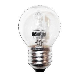 LUZ DLU LAMPARA HALOG.ESFERICA CLARA ECO30 230V-42W E14 FLE3U020