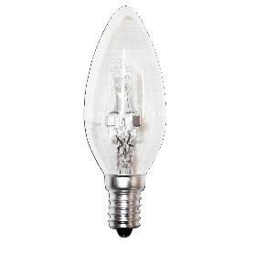 LUZ DLU LAMPARA HALOG.VELA CLARA ECO30 230V-42W E14 FLE6U020