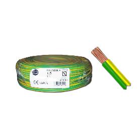 CABLE ELECTRICO FLEX  L-HALOGEN 1X1,5 MMX200M TT AMA-VER H1,5BC