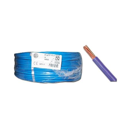 CABLE ELECTRICO FLEXIBLE L-HALOGENOS 2,5 MMX100MT AZUL H2,5AZ