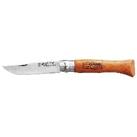 OPINEL NAVAJA CARBONO Nº9 VIROLA BLOQUEO HOJA 9,0 CM 04429VRN