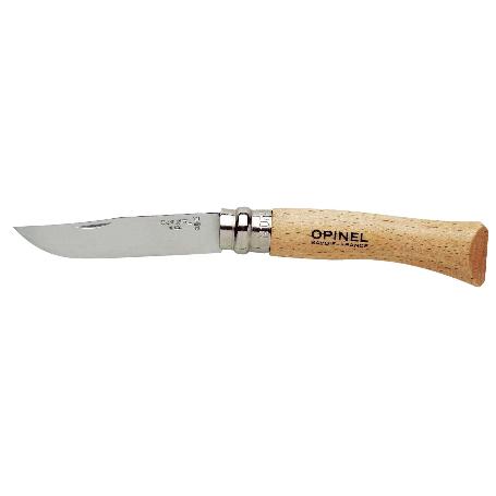 OPINEL NAVAJA INOX Nº7 VIROLA BLOQUEO HOJA 8,0CM 04427VRI