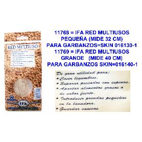 IFA RED MULTIUSOS GRANDE   (MIDE 40 CM) GARBANZOS SKIN 016140-1