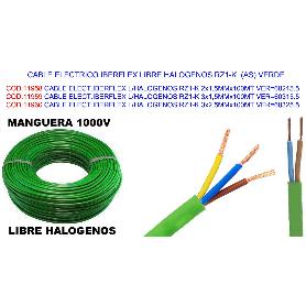 CABLE ELECT.IBERFLEX L-HALOGENOS RZ1-K 3X1,5MMX100MT VER 60315.5