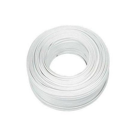 CABLE ELECTRICO MANGUERA PLANA 2X1,50 MM DE 100MT BLANCO MP2X1,5