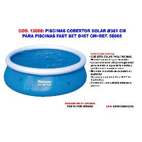 PISCINAS CUBIERTA SOLAR 460 CM PISCINAS STEEL PRO 58253