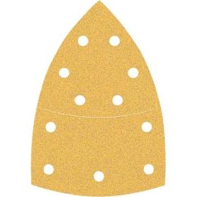 PAPEL DE LIJA EXPERT C470 CON 11 ORIFICIOS PARA MULTILIJADORAS DE 102 X 62 MM, 93 MM, G 80, 10 UNIDADES