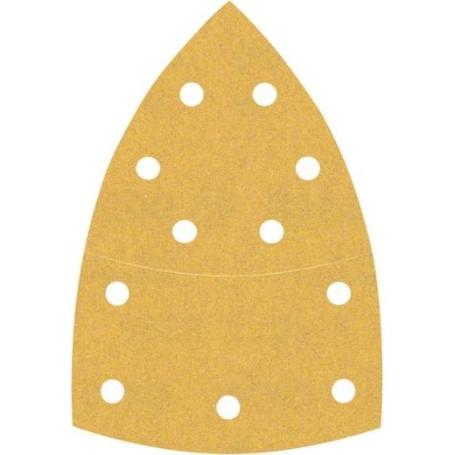 PAPEL DE LIJA EXPERT C470 CON 11 ORIFICIOS PARA MULTILIJADORAS DE 102 X 62 MM, 93 MM, G 180, 10 UNIDADES