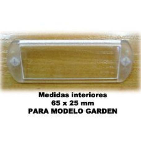 BTV REP PACK 10 TARJETEROS PLASTICO 65X25 MM VENUS GARDEN 60608