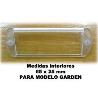 BTV REP PACK 10 TARJETEROS PLASTICO 65X25 MM VENUS GARDEN 60608