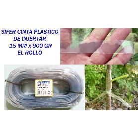 SIFER CINTA PLASTICO DE INJERTAR 15 MM X 900 GRS ROLLO IN15