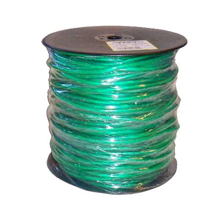 SIFER CUERDA PLASTICO FORRADO 5 MM X 100 METROS VERDE PC07