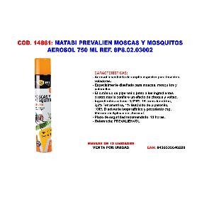 MATABI PREVALIEN MOSCAS Y MOSQUITOS AEROSOL 750 ML 8P8.02.03002