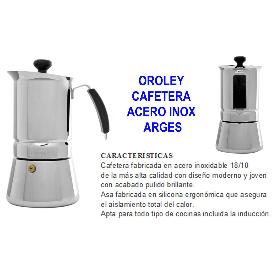 OROLEY CAFETERA ACERO INOX ARGES  2 TAZAS  215080200