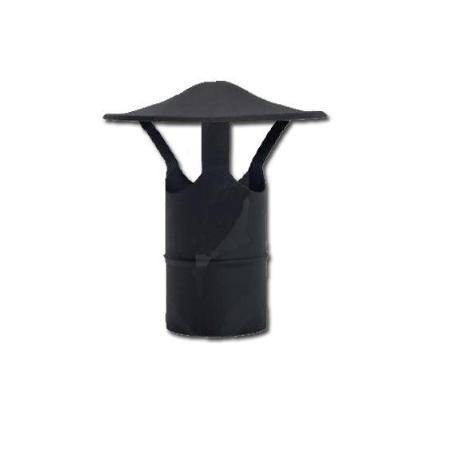 ESTUFA PELLET SOMBRERO CHINO VITRIFICADO 80 MM PVTERC080