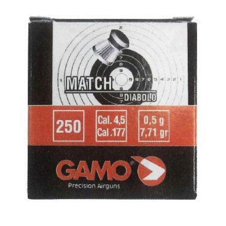 GAMO PLOMILLOS DIABOLO MATCH CAL 4.5X250 UND.C-CARTON 6320014 IB