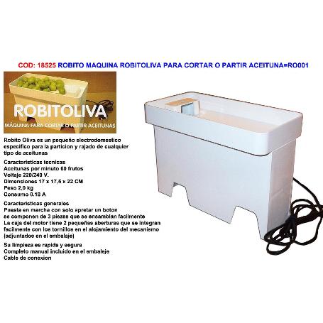 ROBITO MAQUINA ROBITOLIVA PARA CORTAR O PARTIR ACEITUNA RO001