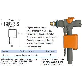 PRHIE VALVULA FLOTADOR LATERAL CISTERNA ALTA-BAJA ALTIS 80100