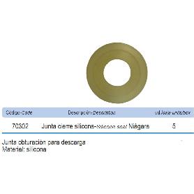 PRHIE JUNTA SILICONA OBTURACION PARA DESCARGADOR NIAGARA 70302