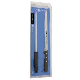 ARCOS JUEGO CUCHILLO JAMONERO UNIVERSAL 275 MM+CHAIRA 285500